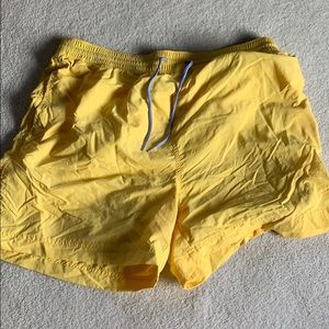 Polo yellow swim trunks